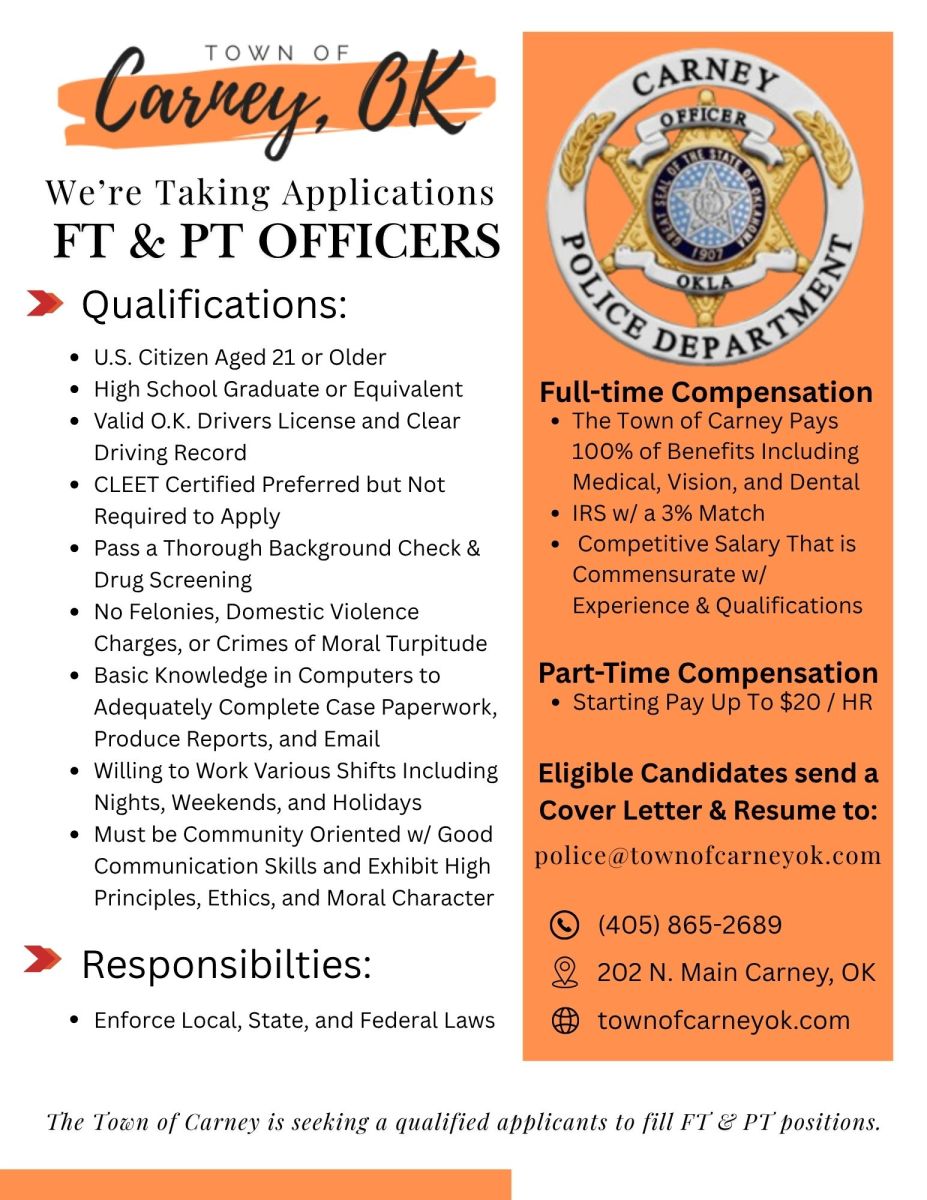 FT & PT Officers Needed